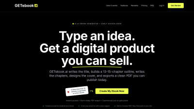 GETebook.ai - AI tool for Marketing