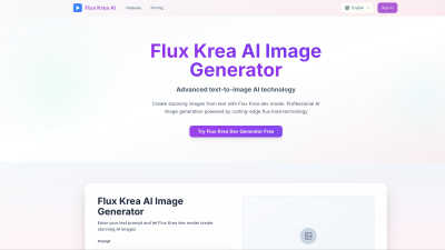 Flux Krea AI - AI tool for Design Tools