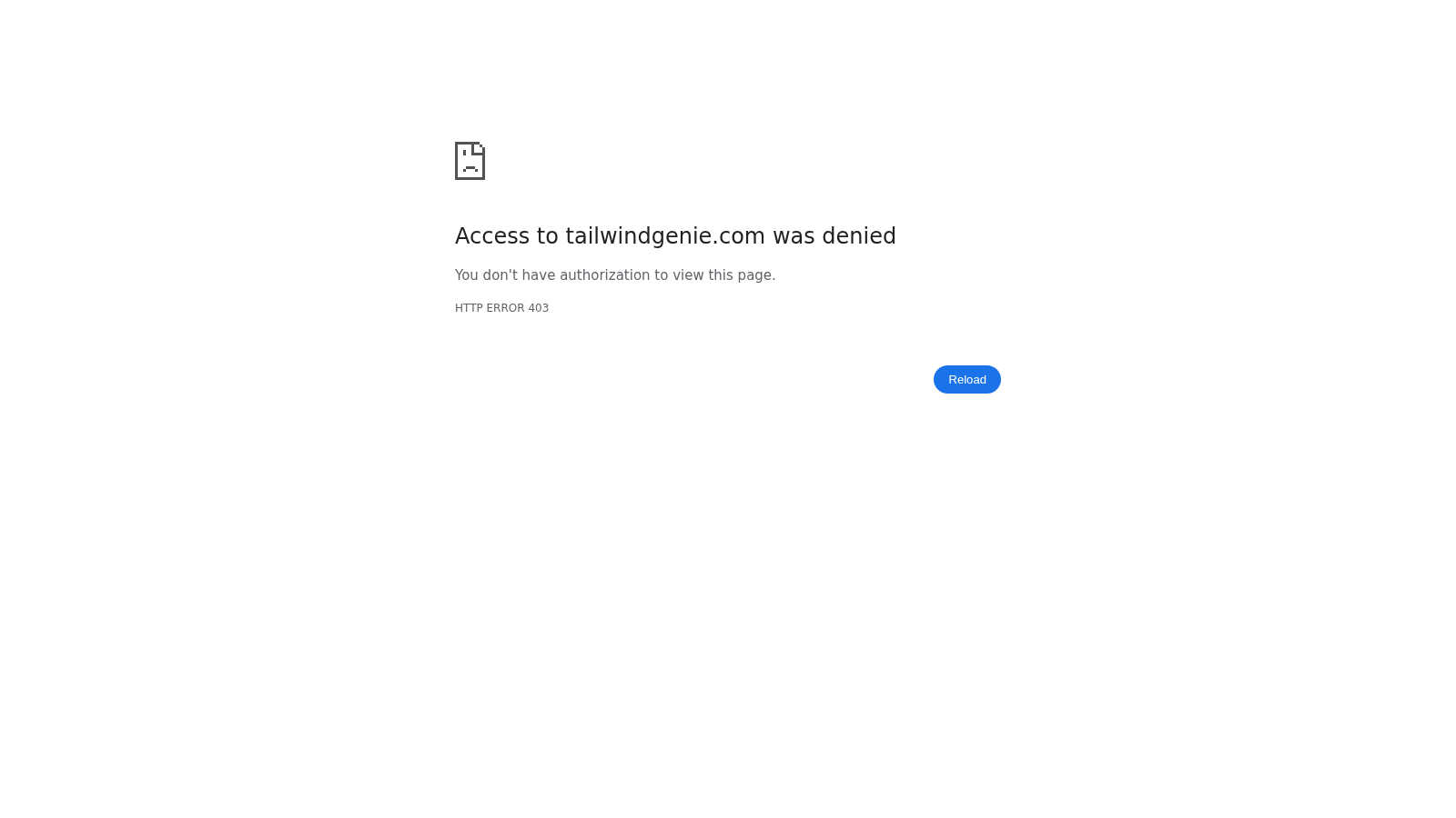 Tailwind Genie application interface and features