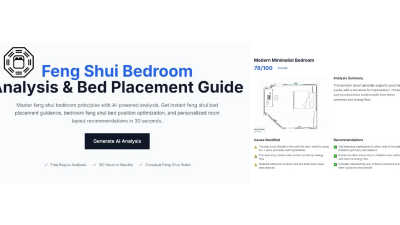Feng Shui Bedroom - AI tool for Lifestyle & Entertainment
