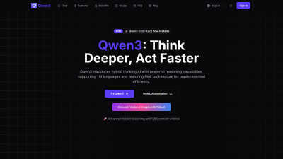 Qwen3 - AI tool for AI Assistants