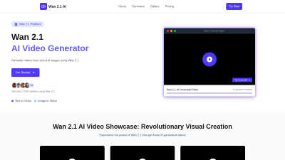 Wan 2.1 - AI tool for Content Creation