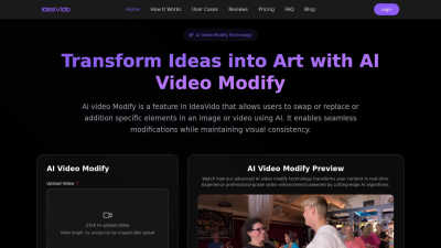 AI Video Modify - AI tool for AI Assistants