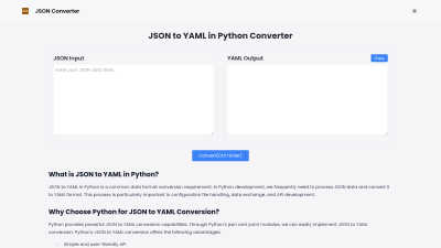 Convert JSON Online - AI tool for Data Visualization