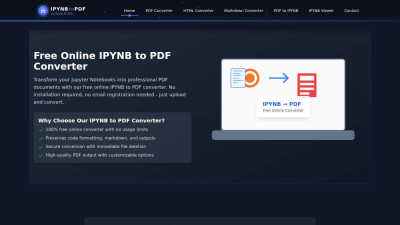 IPYNB to PDF Converter - AI tool for Analytics & Data