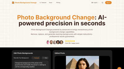 Photo Background Change - AI tool for Content Creation
