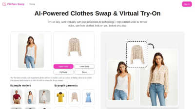 Clothes Swap & Virtual Try-On - AI tool for AI Assistants