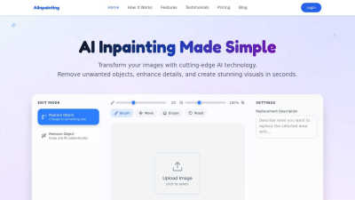 AiInpainting - AI tool for Content Creation