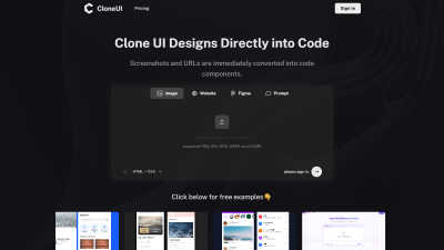 CloneUI - AI tool for Design Tools