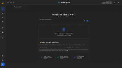 SolverGenie - AI tool for Education & Learning