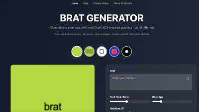 Brat Generator - AI tool for Avatars