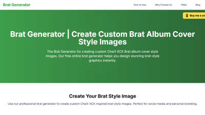Brat Generator - AI tool for Design Tools