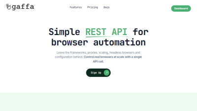 Gaffa - AI tool for Analytics & Data