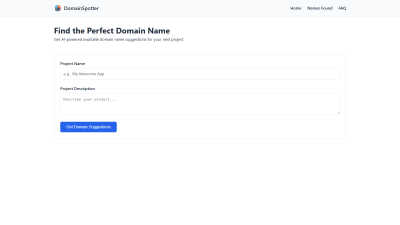 DomainSpotter - AI tool for AI Assistants