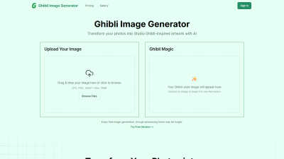 Ghibli Image Generator - AI tool for Content Creation