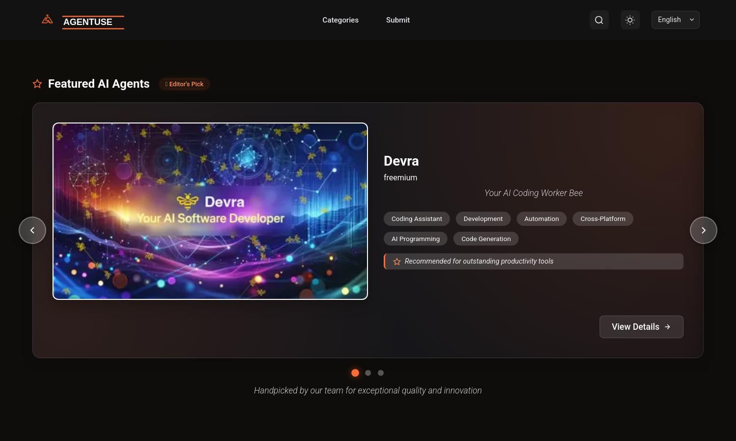 Agentuse Website