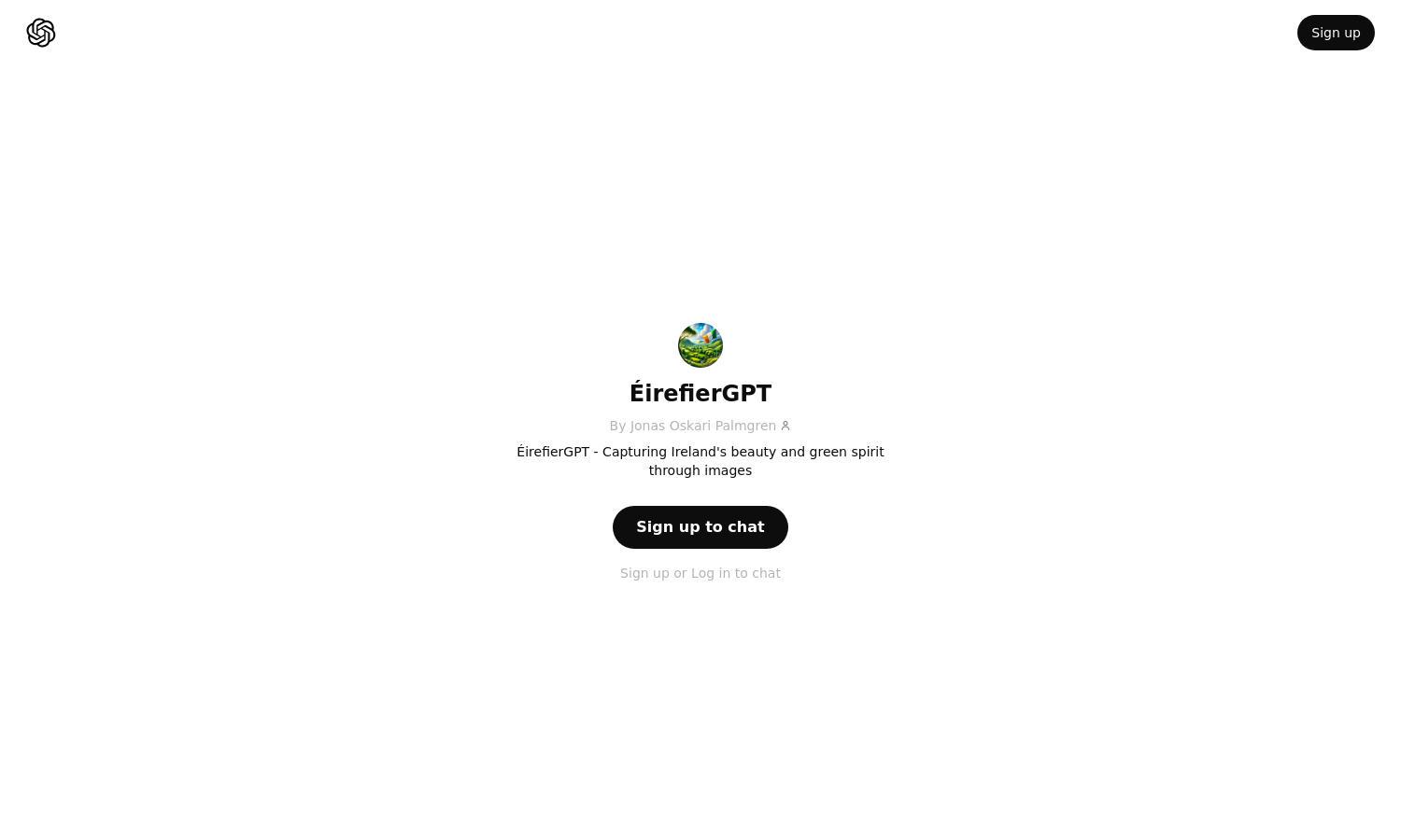 ChatGPT - ÉirefierGPT Website