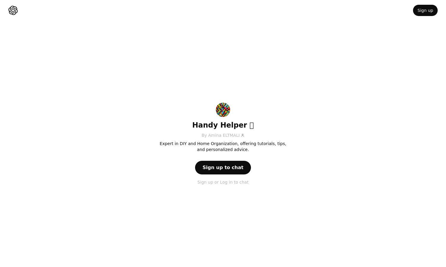 ChatGPT - Handy Helper 🔨 Website