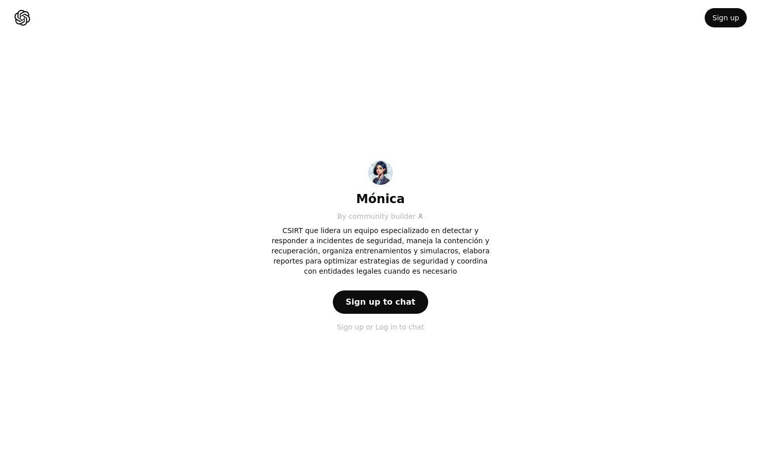 ChatGPT - Mónica Website