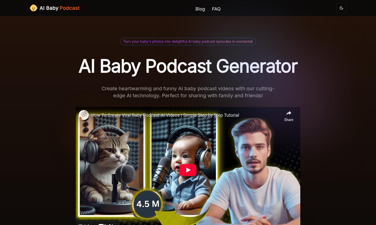 AI Baby Podcast Website