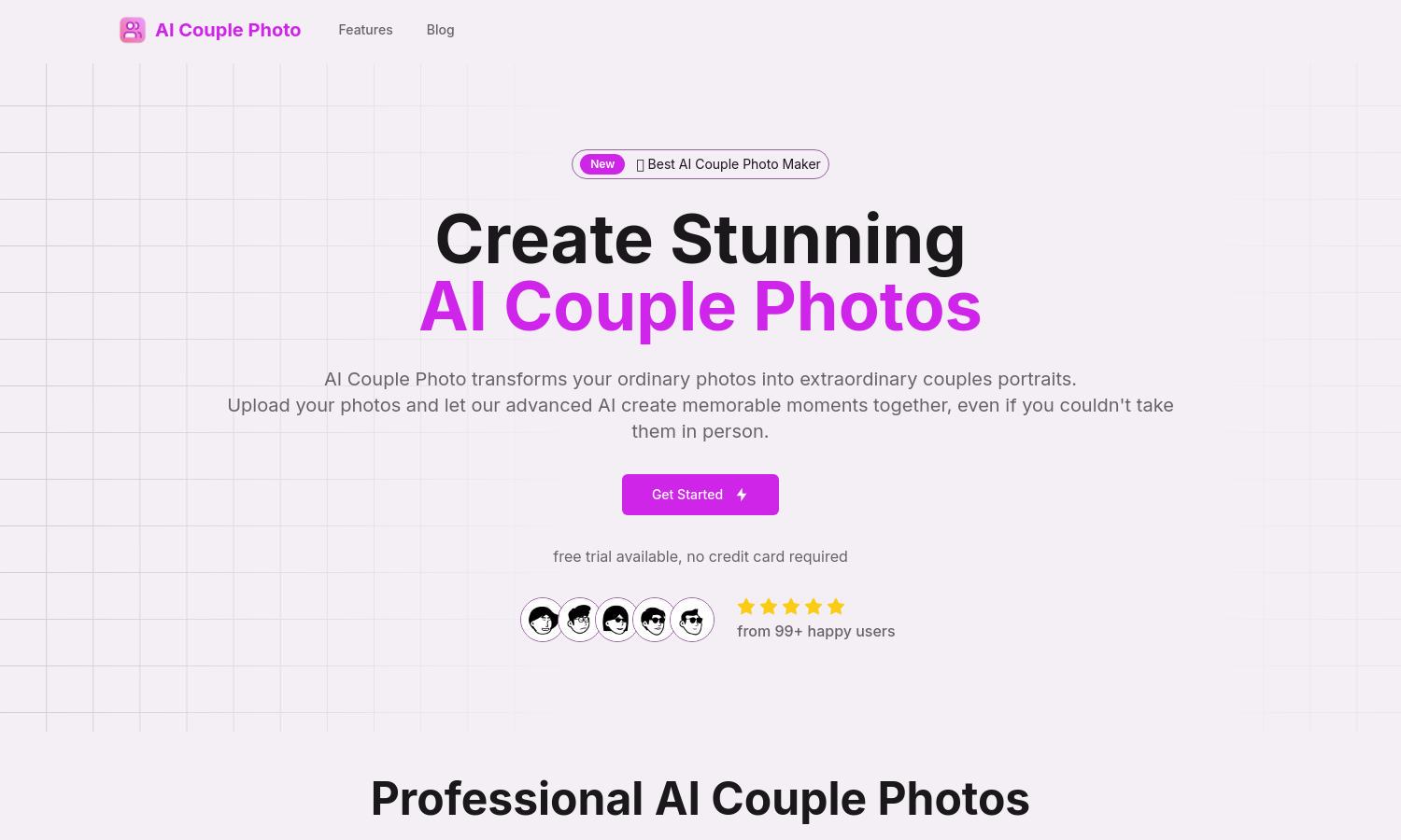 AI Couple Photo Maker Website