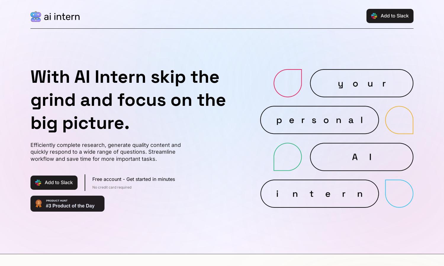 Ai Intern Website