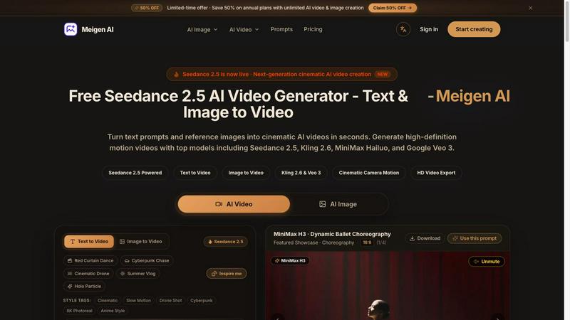 Meigen AI screenshot