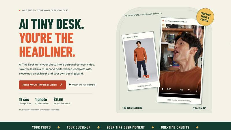 AI Tiny Desk screenshot