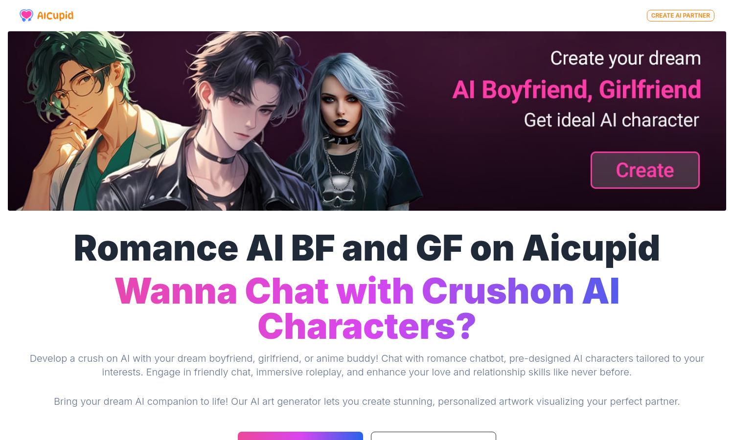 AICupid: Crushon AI Website