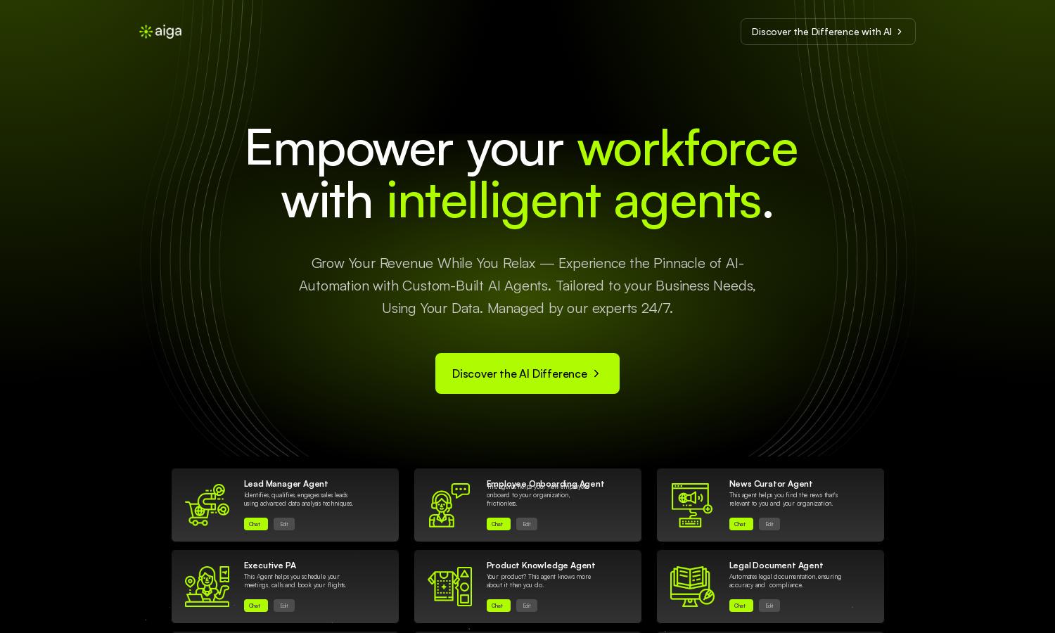 AIGA Agency Website