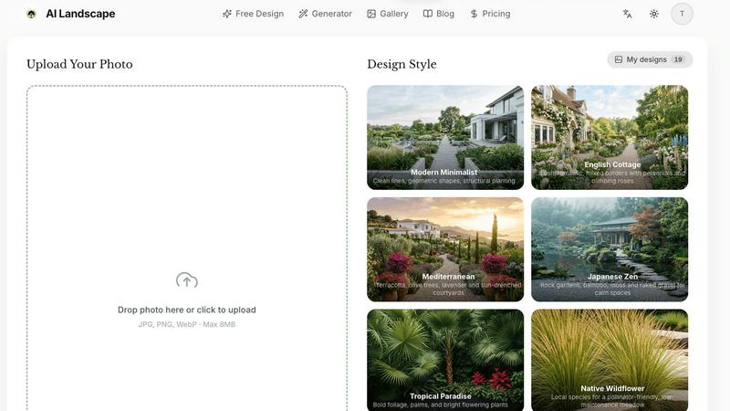 AI Landscape Design screenshot