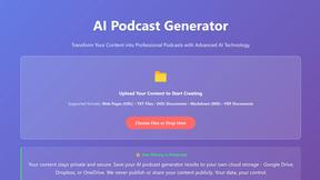 AI Podcast Generator - AI tool for AI Assistants