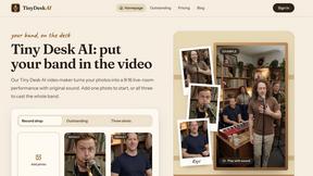 Tiny Desk AI Video Maker