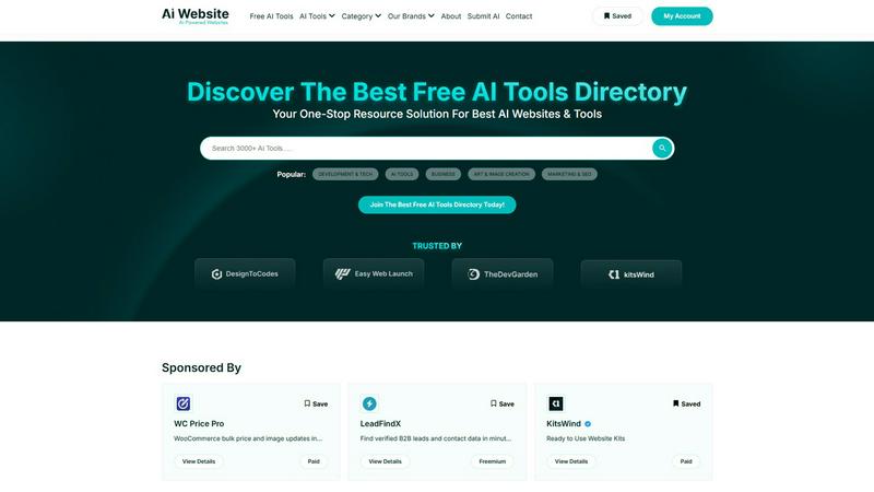 AllAIWebsite application interface and features