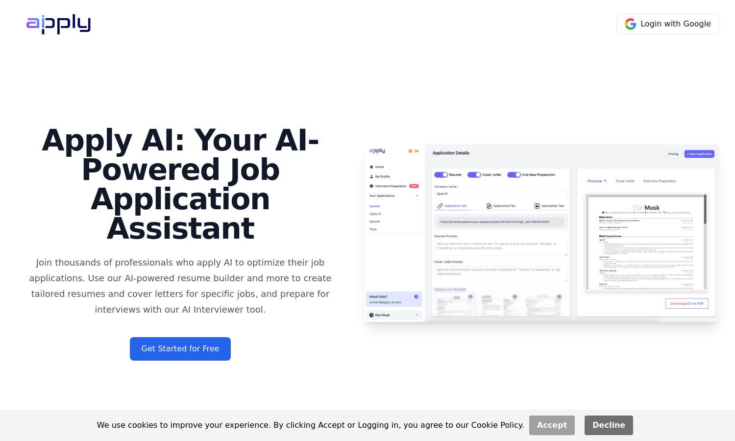 Apply AI Website