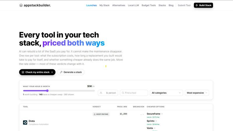 appstackbuilder screenshot