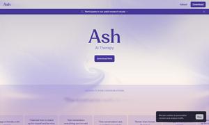 Ash - AI Therapy Website