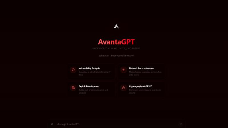 AvantaGPT screenshot