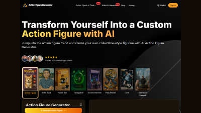 Action Figure Generator - AI tool for Design Tools