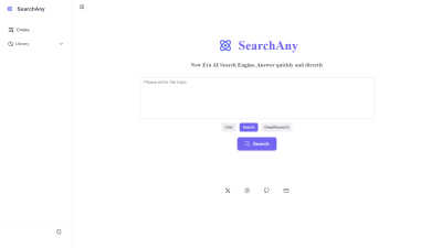 SearchAny - AI tool for AI Assistants