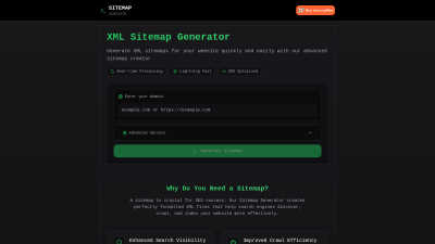 Sitemap Generator - AI tool for Content Creation