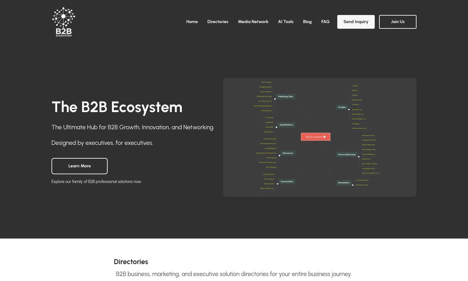 B2B Ecosystem Website