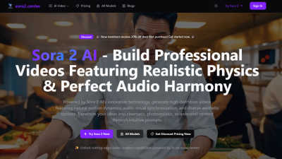 Sora 2 AI Center - AI tool for AI Assistants