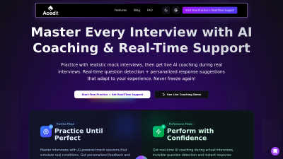 Acedit - AI tool for Career & Jobs