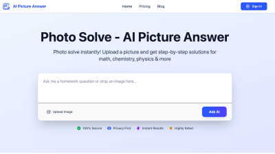 AI Picture Answer - AI tool for Productivity & Management