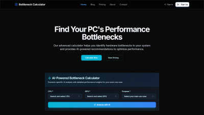 Bottleneck Calculator - AI tool for AI Assistants