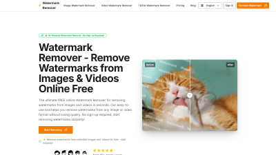 Watermark Remover - AI tool for Content Creation