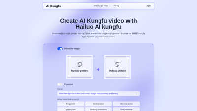 AI Kungfu Video Generator - AI tool for Accessibility