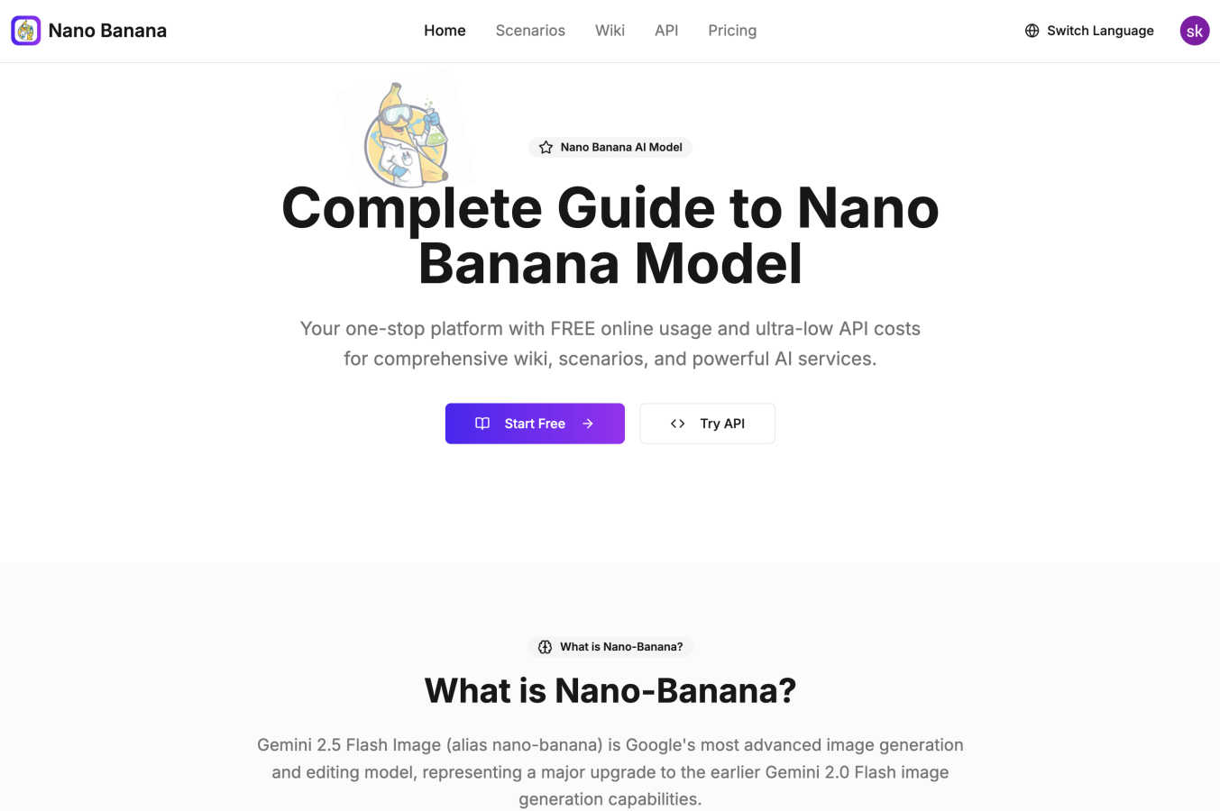 Nano Banana Cloud application interface and features