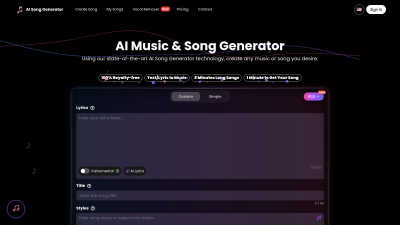 AI Song Generator - AI tool for Audio & Music